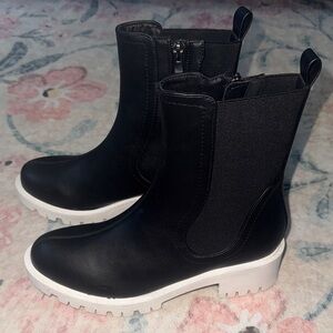 Beast Fashion Twilight Boots with White Soles